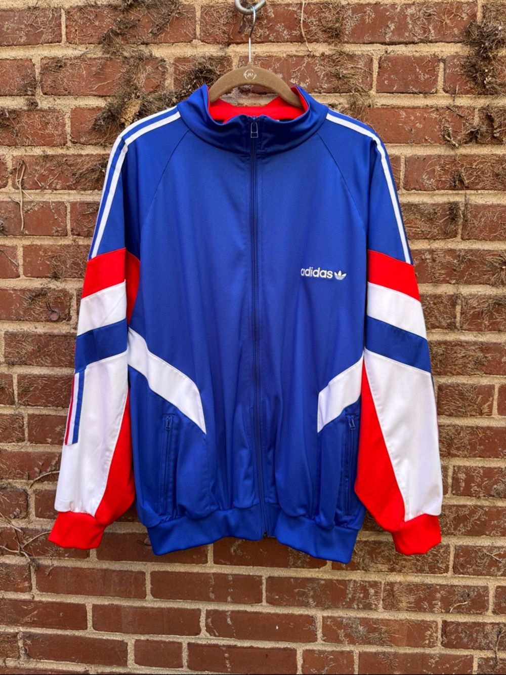 adidas Blue Red White Lightweight Track Jacket
